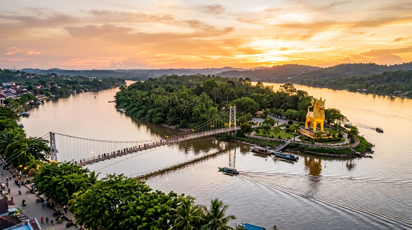 Pulau Kumala (Ikon Rekreasi Pulau Tengah Sungai Mahakam)